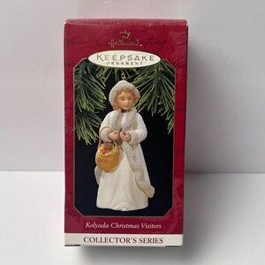 1997 Hallmark Keepsake Ornament Christmas Visitors Kolyada 3rd and final